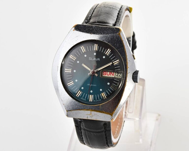 Slava soviet mechanical vintage watch