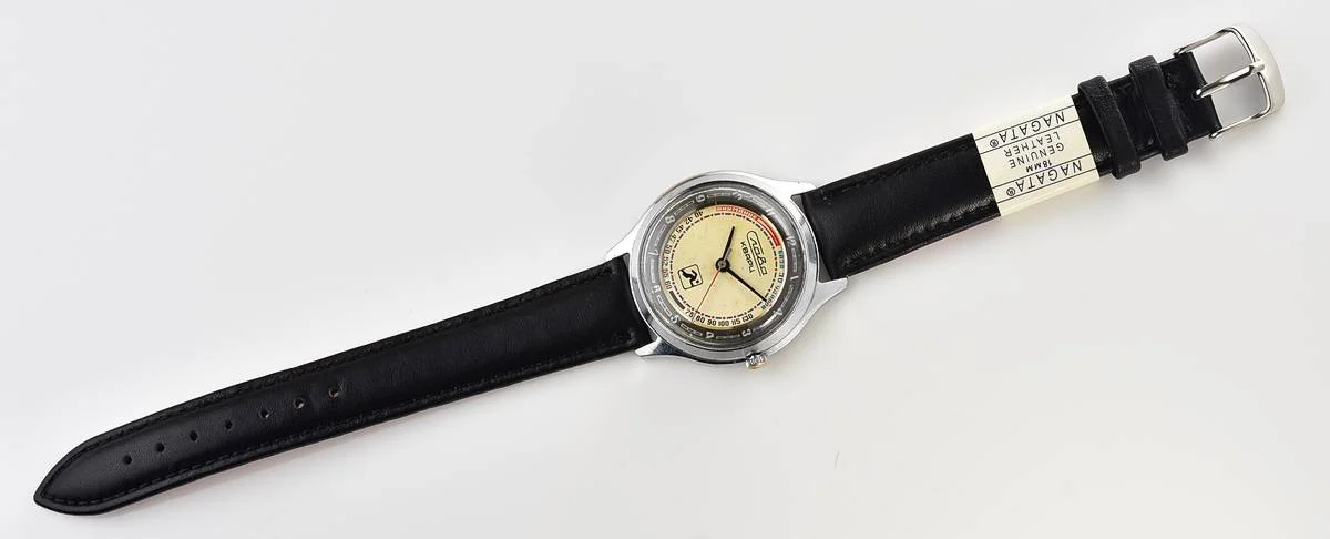 Soviet quartz Slava "Sport" with pulse scale!