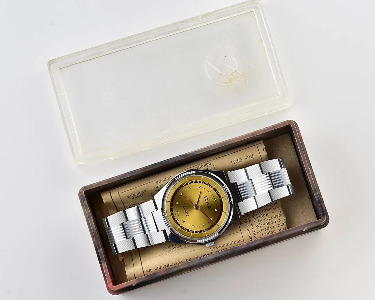 TIME CAPSULE: Soviet Slava with quartz movement – New Old Stock (NOS)!