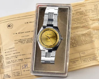 TIME CAPSULE: Soviet Slava with quartz movement – New Old Stock (NOS)!
