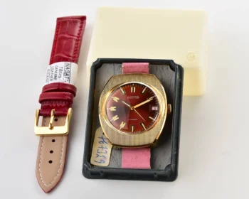 Excellent Soviet Wostok (Vostok) mechanical gold-plated watch with box!