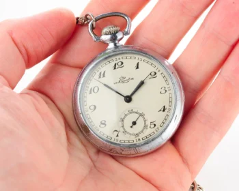 Vintage Kirovskie Soviet pocket watch from 50s