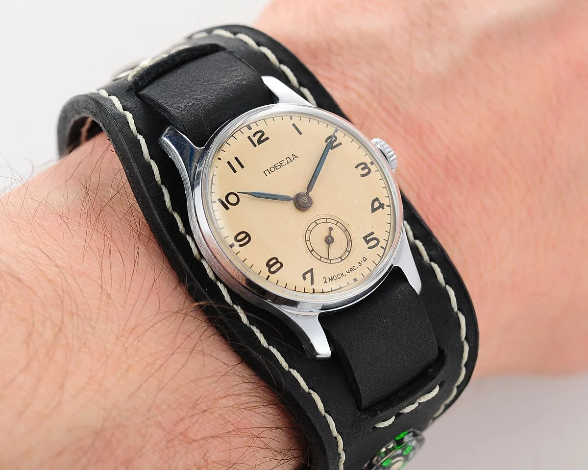 watch Pobeda 2MCHZ EXC 12846 + compass strap-SCS_3944