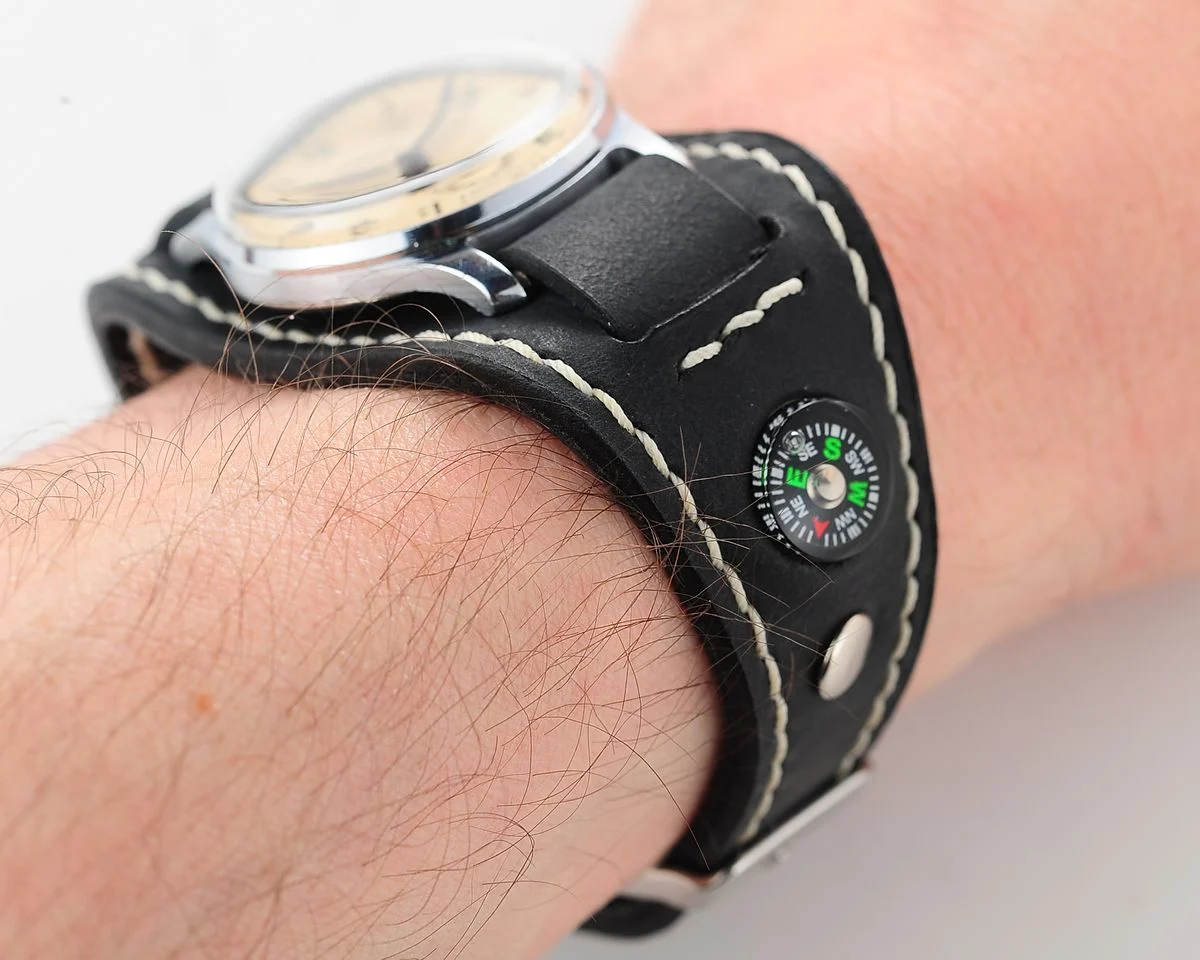 watch Pobeda 2MCHZ EXC 12846 + compass strap-SCS_3946