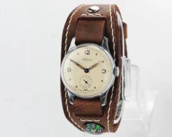Excellent Soviet Pobeda from 1956 + exquisite Sturmanskie compass strap!