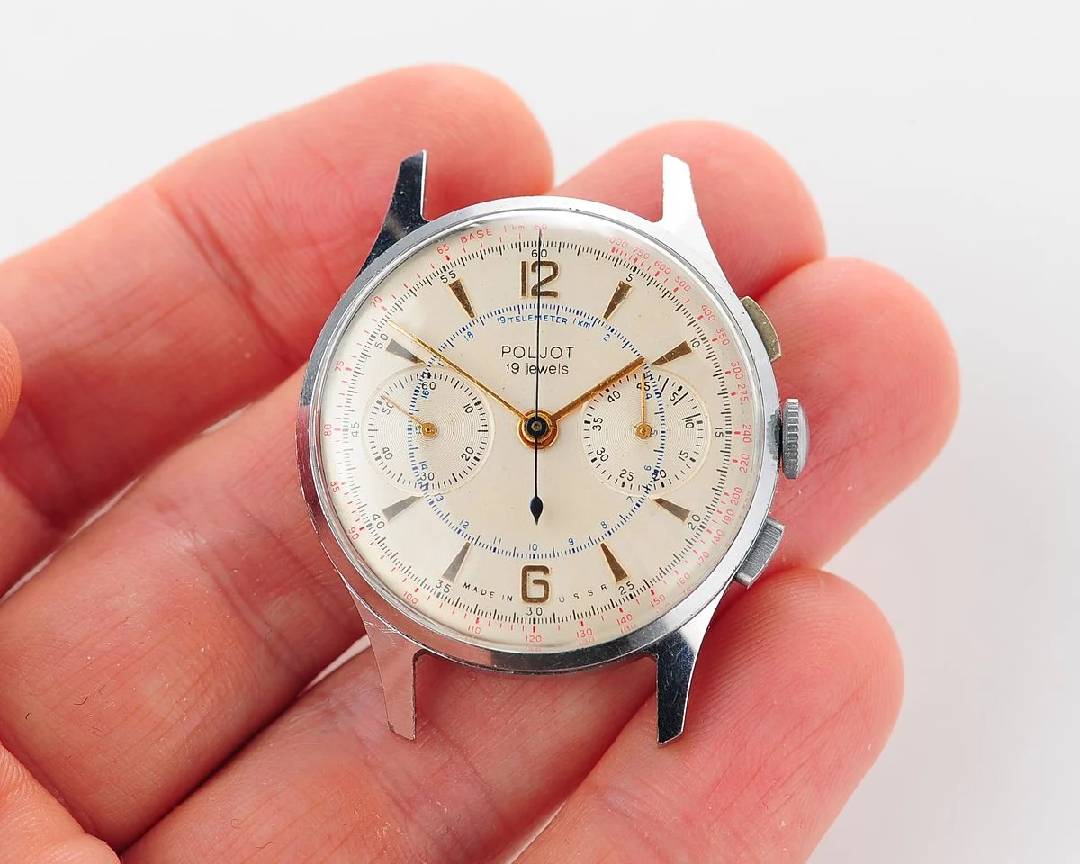 Rare: Poljot 3017 "Strela" chronograph mechanical watch