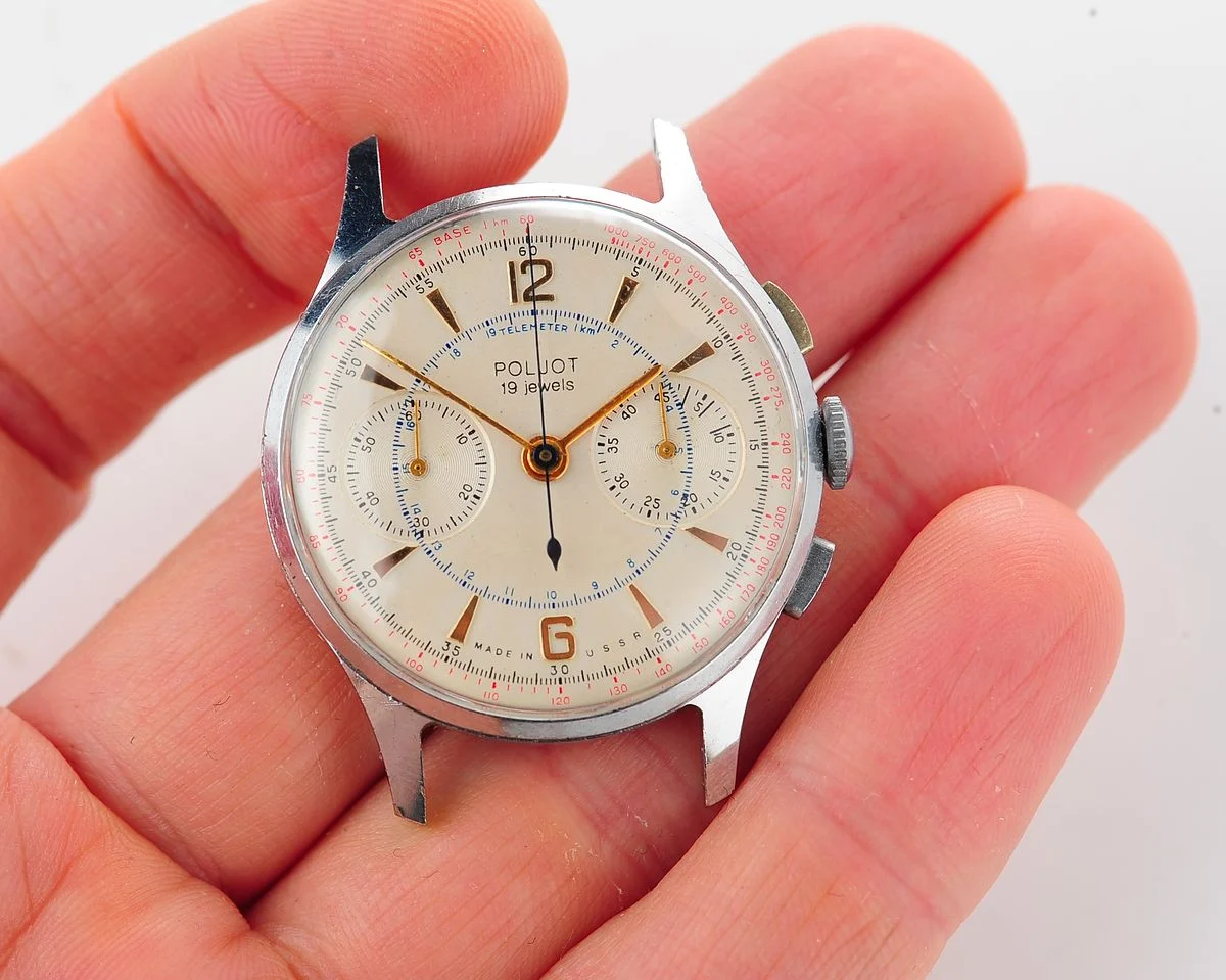 Rare: Poljot 3017 "Strela" chronograph mechanical watch