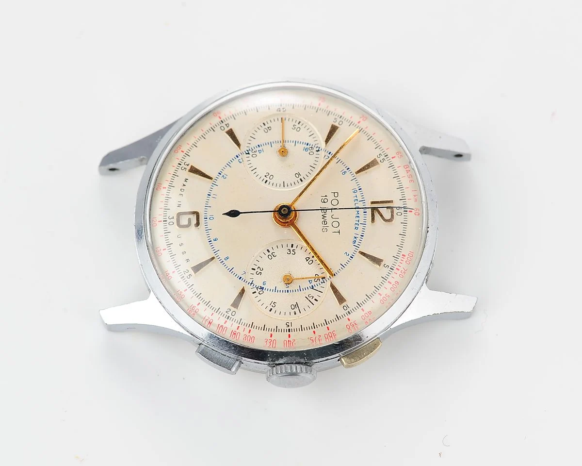 Rare: Poljot 3017 "Strela" chronograph mechanical watch