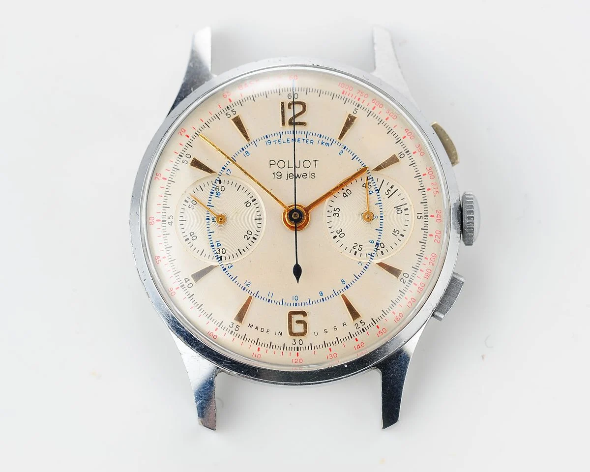 Rare: Poljot 3017 "Strela" chronograph mechanical watch