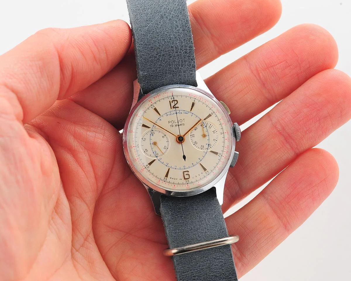 Rare: Poljot 3017 "Strela" chronograph mechanical watch