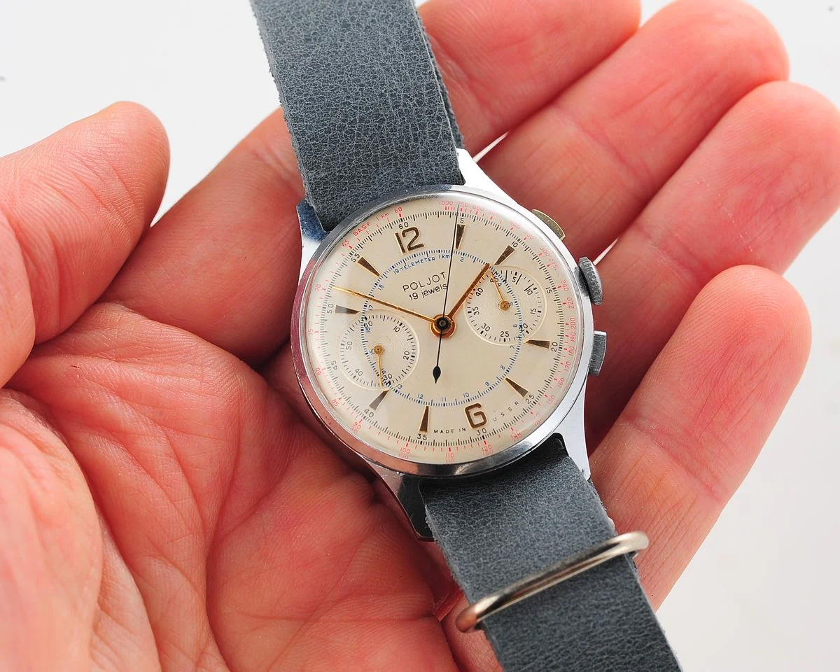 Rare: Poljot 3017 "Strela" chronograph mechanical watch