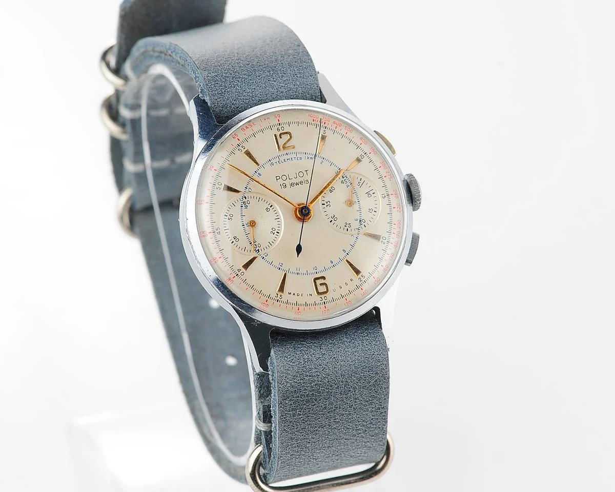 Rare: Poljot 3017 "Strela" chronograph mechanical watch
