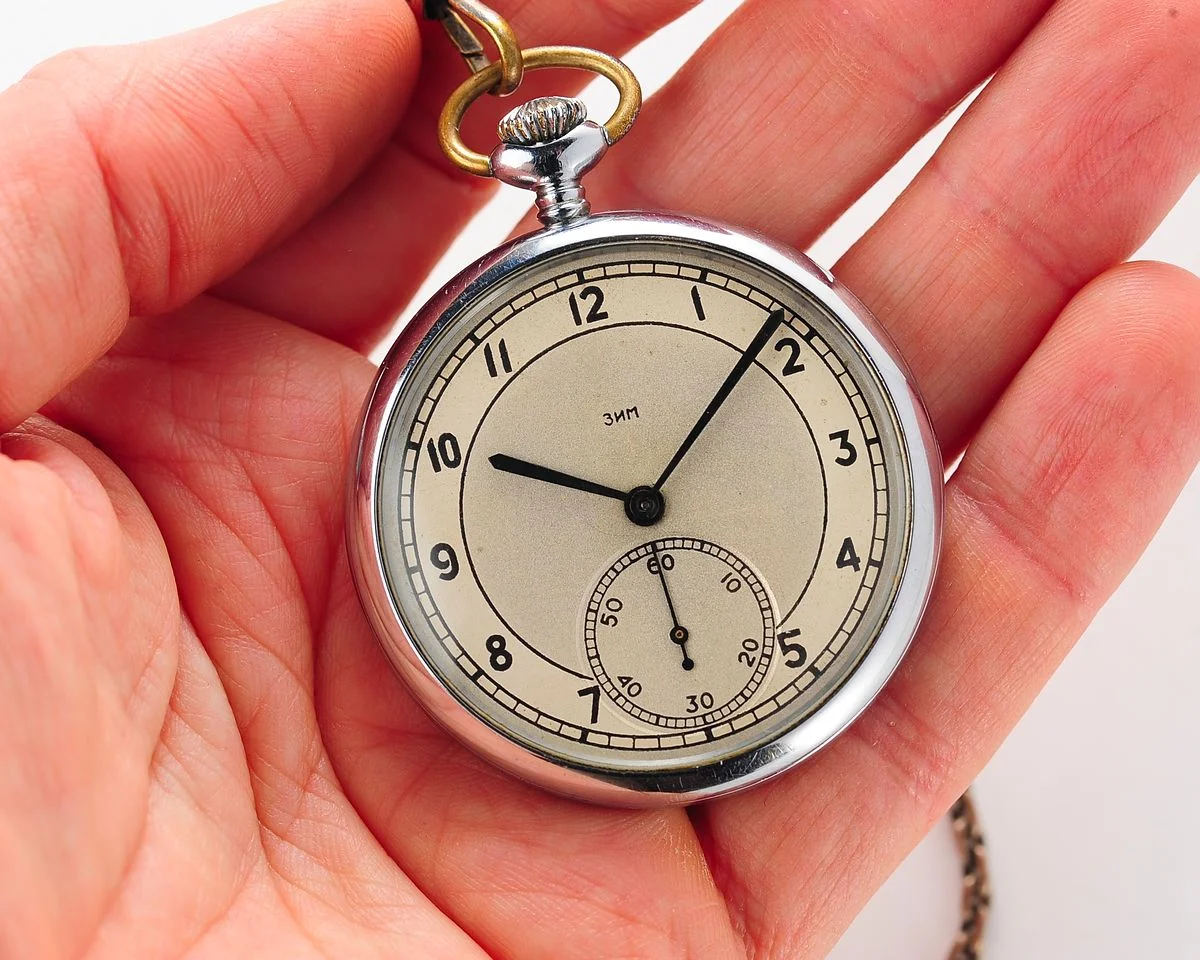 Pocket Soviet ZiM - hefty mechanical watch from the 2nd quarter of 1948!