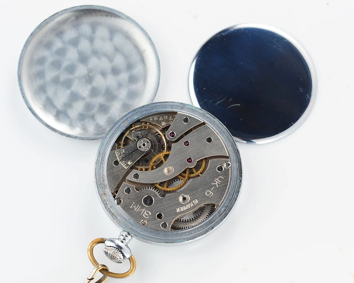 Pocket Soviet ZiM - hefty mechanical watch from the 2nd quarter of 1948!