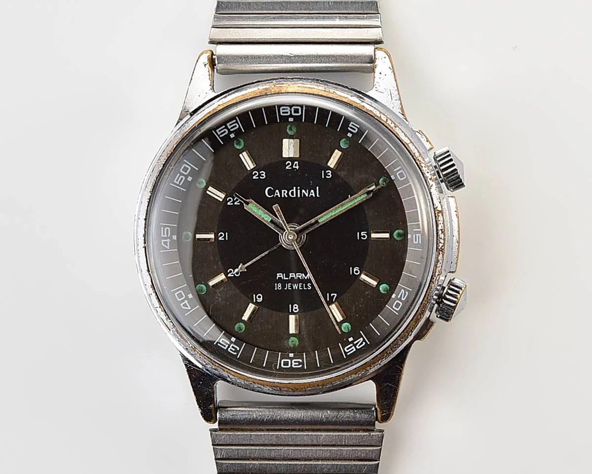 Cardinal (Poljot export version) mechanical watch with alarm clock!