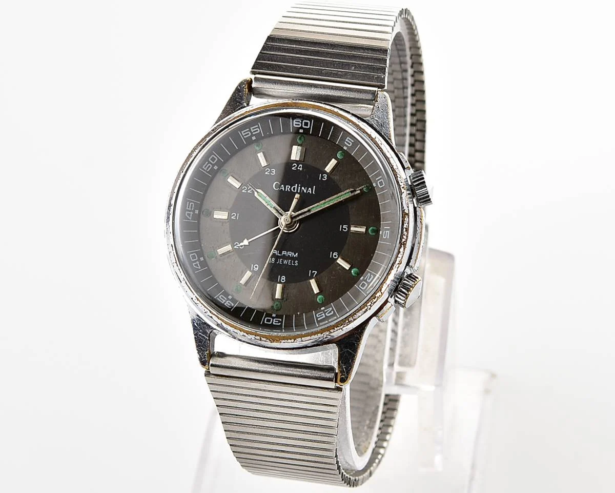 Cardinal (Poljot export version) mechanical watch with alarm clock!
