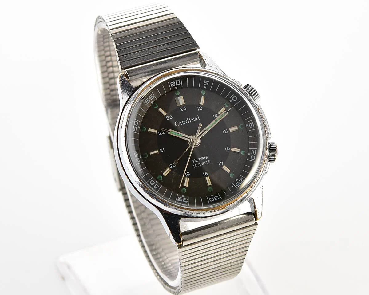 Cardinal (Poljot export version) mechanical watch with alarm clock!