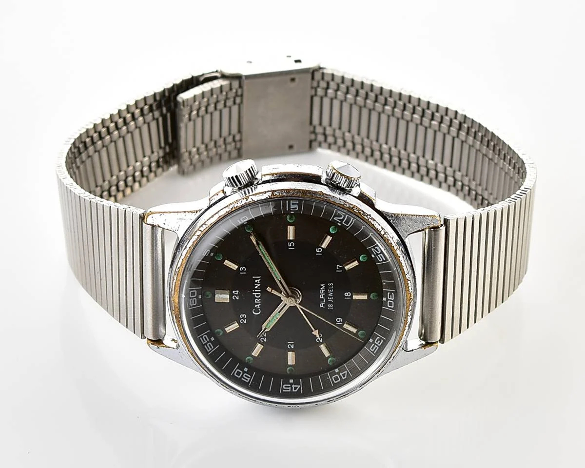 Cardinal (Poljot export version) mechanical watch with alarm clock!