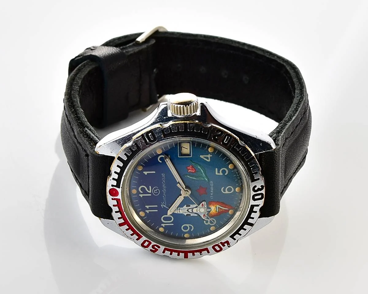 Vostok Komandirskie limited series watch - "Zakaz MO CCCP" Buran art (or space shuttle?)