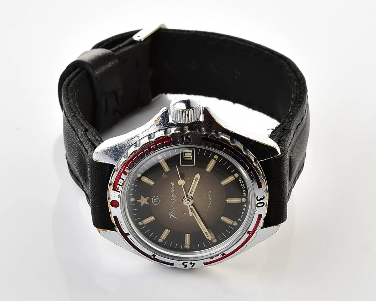 Vostok Komandirskie "Zakaz MO CCCP" limited series watch - rare duo-tone dial!