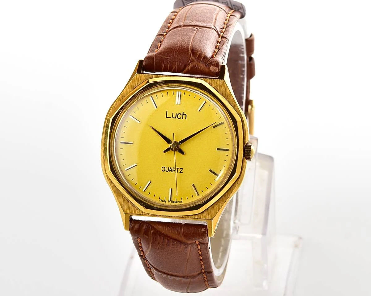 Excellent Soviet Luch wrist watch with quartz movement