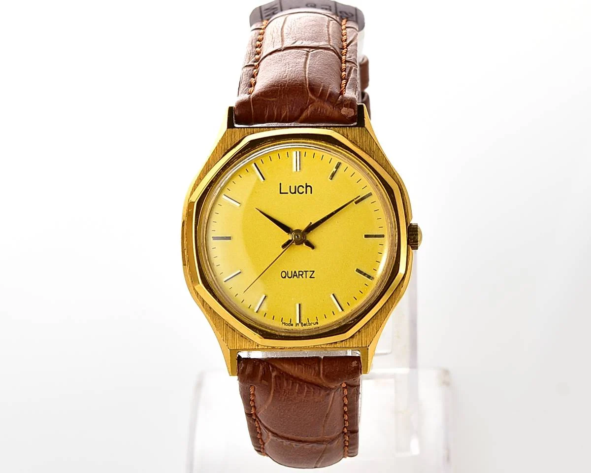 Excellent Soviet Luch wrist watch with quartz movement