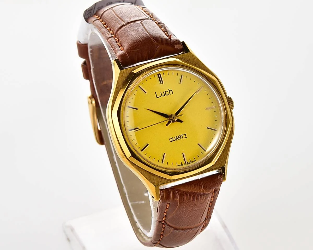 Excellent Soviet Luch wrist watch with quartz movement