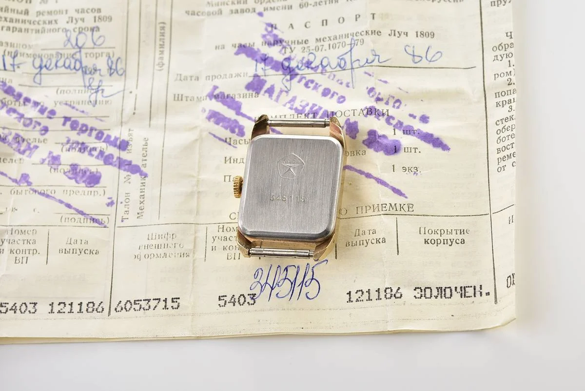 TIME CAPSULE: Luch Soviet vintage wrist watch – New Old Stock (NOS)!