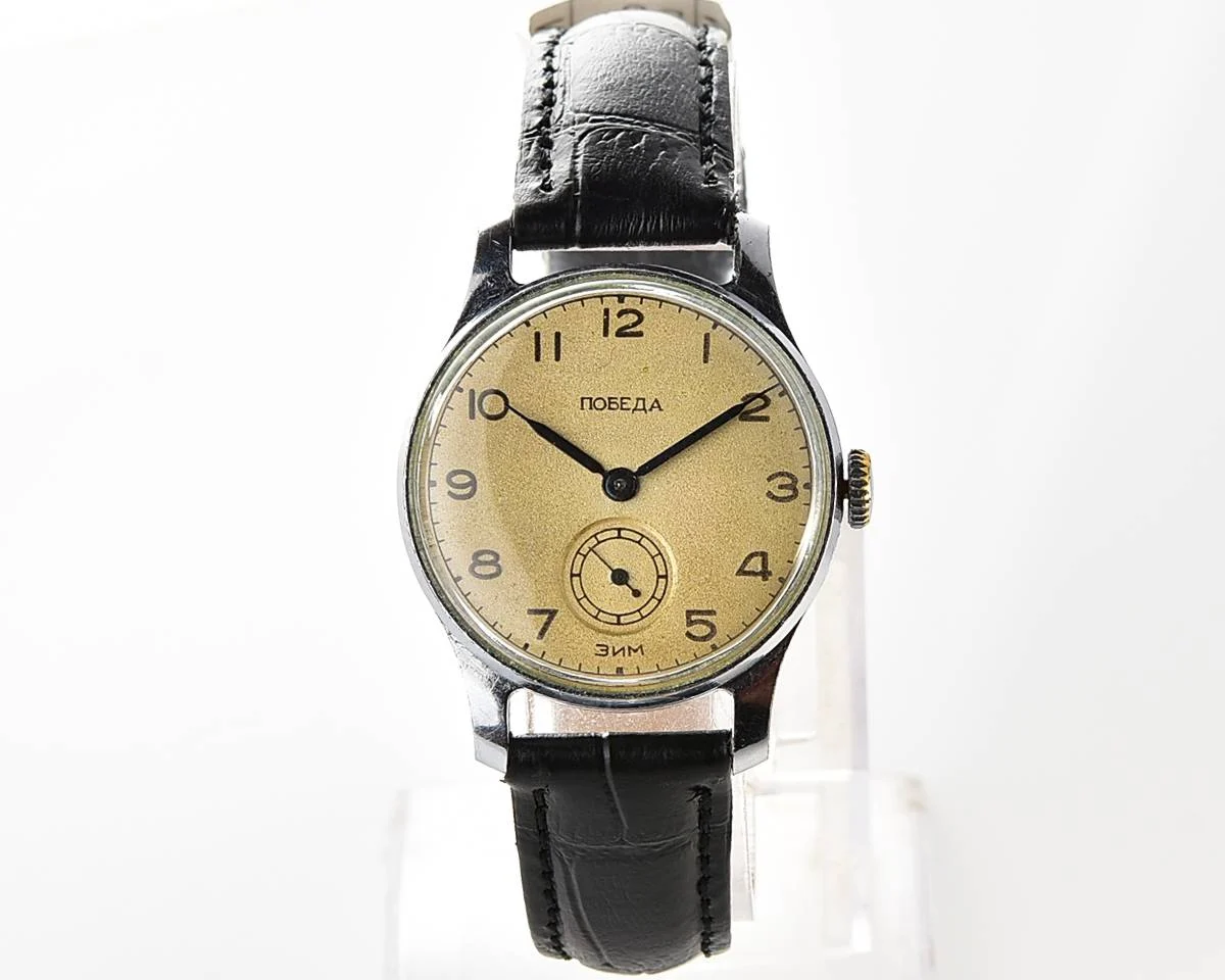 Мintage Soviet mechanical watch Pobeda, ZiM 2nd quarter of 1952!