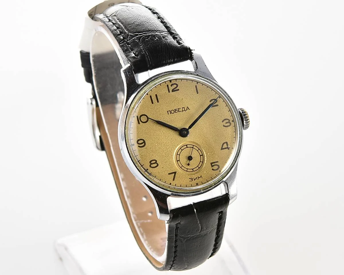 Мintage Soviet mechanical watch Pobeda, ZiM 2nd quarter of 1952!