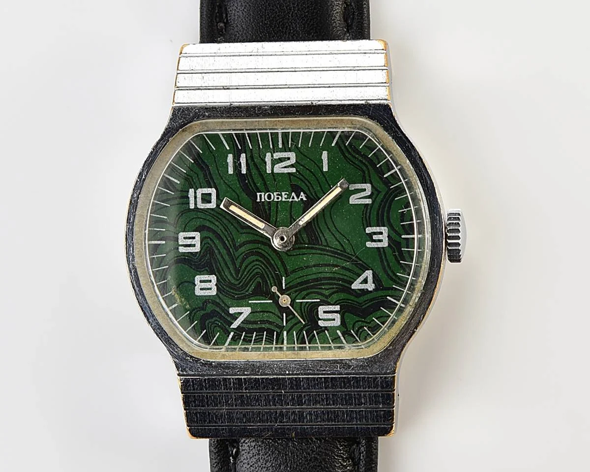 Pobeda Soviet mechanical wrist watch