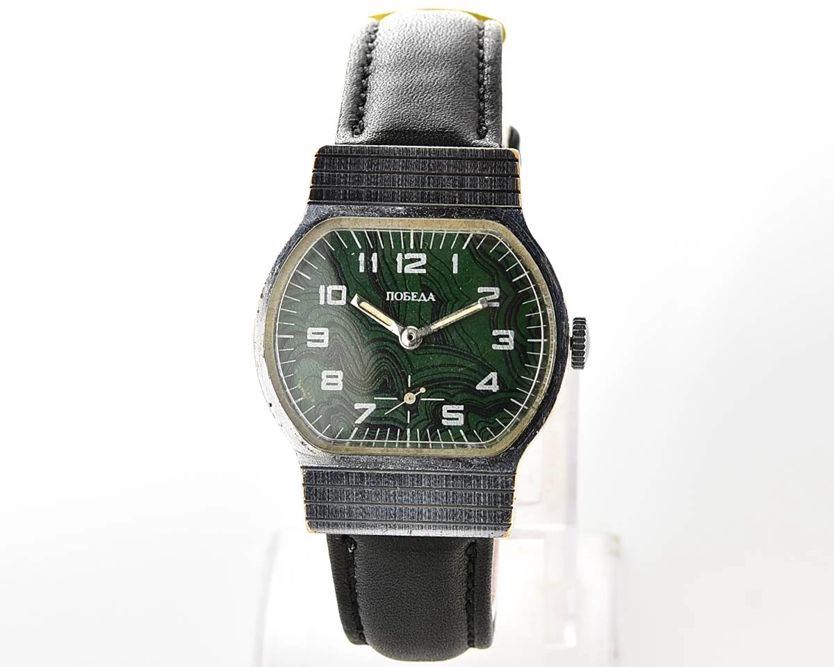 Pobeda Soviet mechanical wrist watch