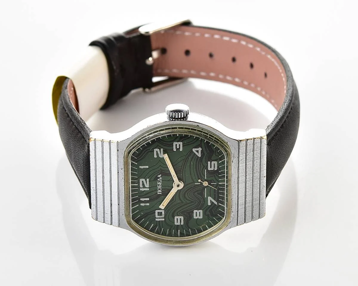 Pobeda Soviet mechanical wrist watch