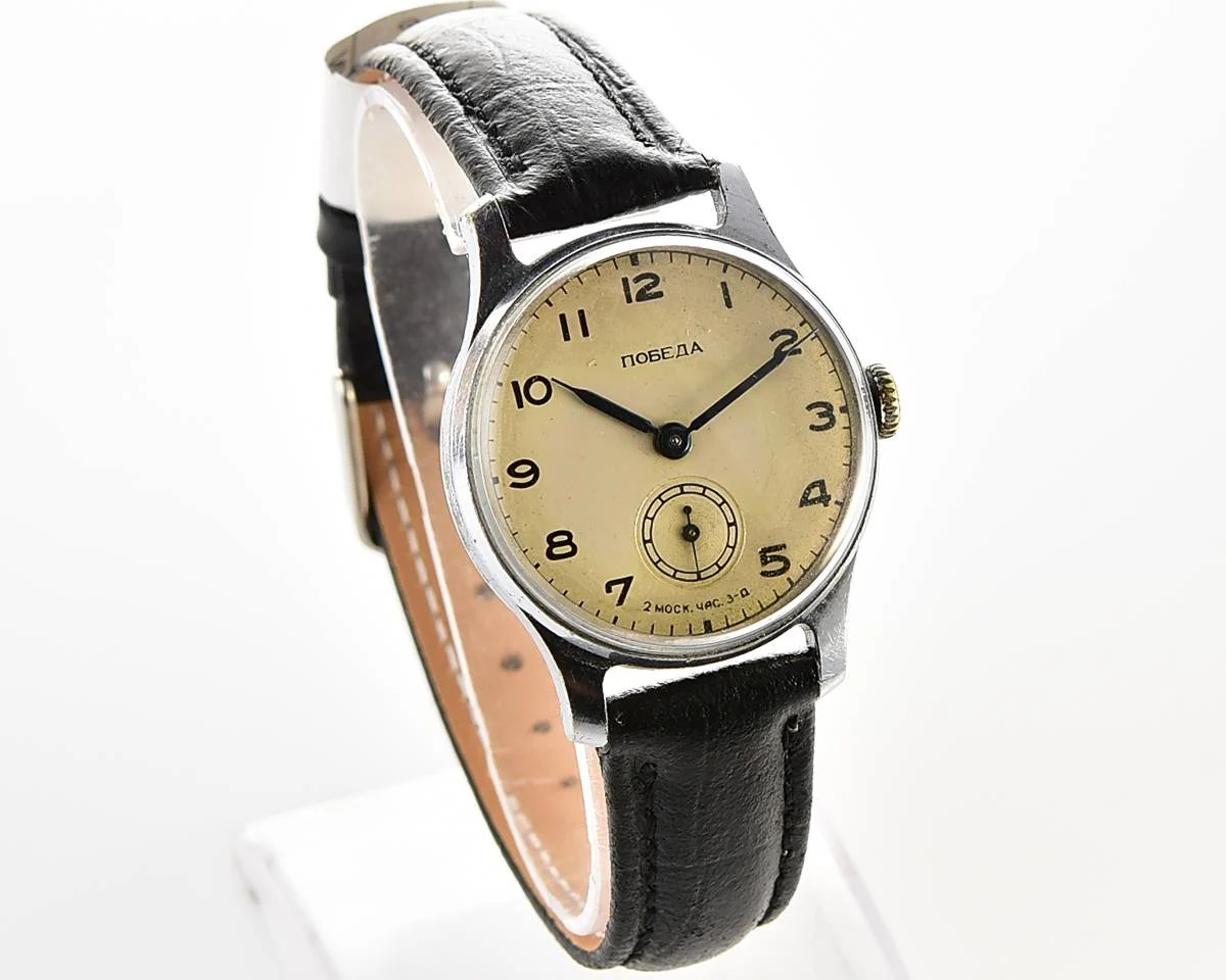 Vintage Soviet mechanical Pobeda watch, 2MChZ from 2nd quarter 1953!