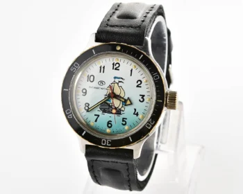 Vostok Amphibia mechanical watch with original black bezel!