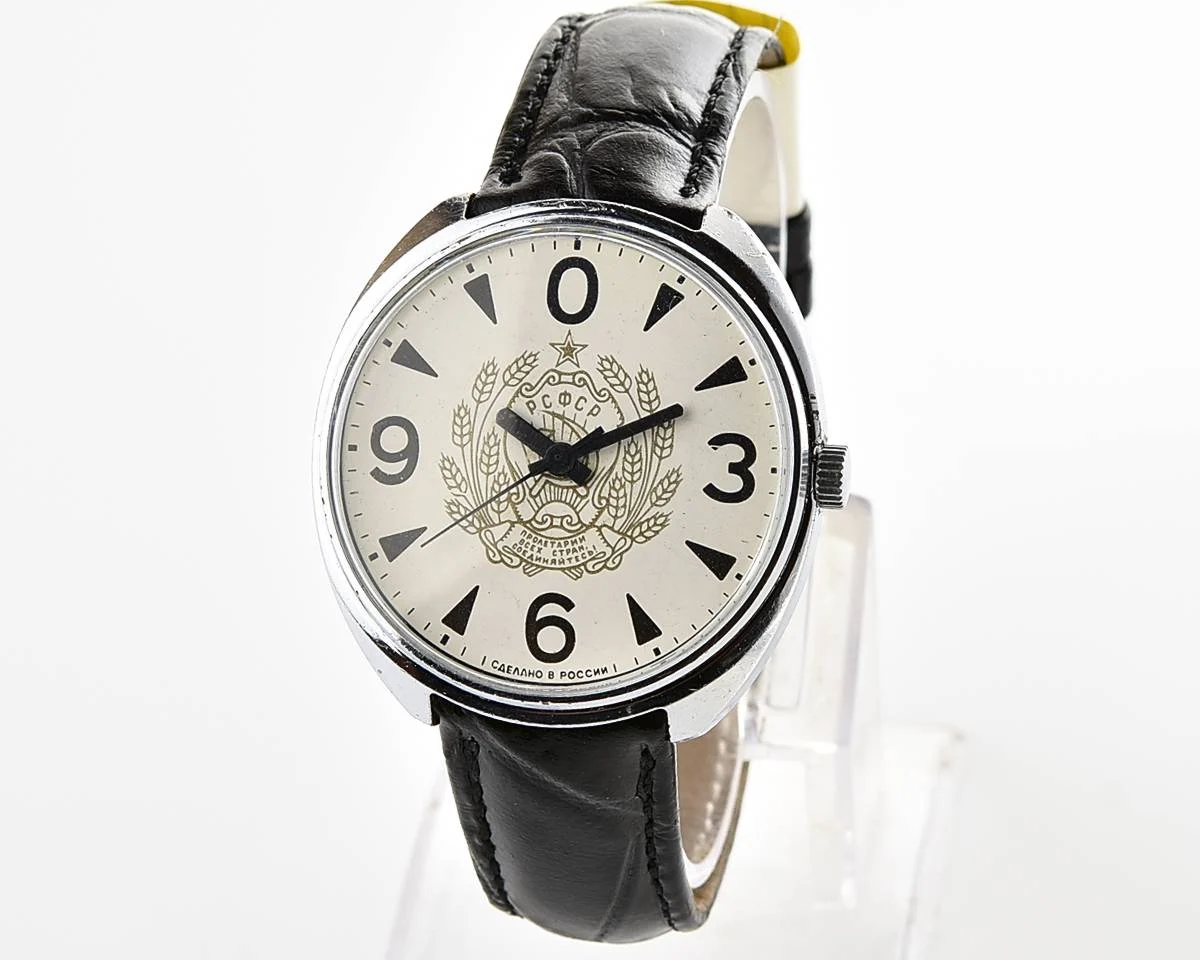 Soviet mechanical Raketa watch "big zero"