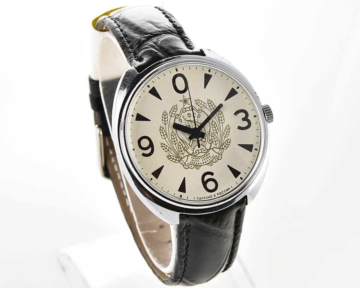 Soviet mechanical Raketa watch "big zero"