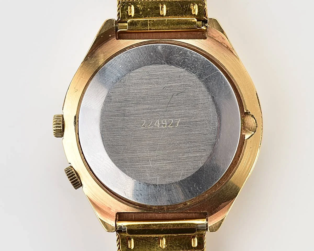 Soviet Raketa gold-plated perpetual calendar mechanical watch