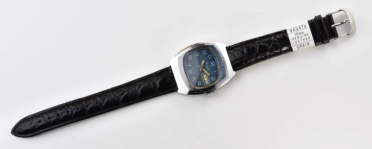 Raketa vintage mechanical wrist watch with double calendar