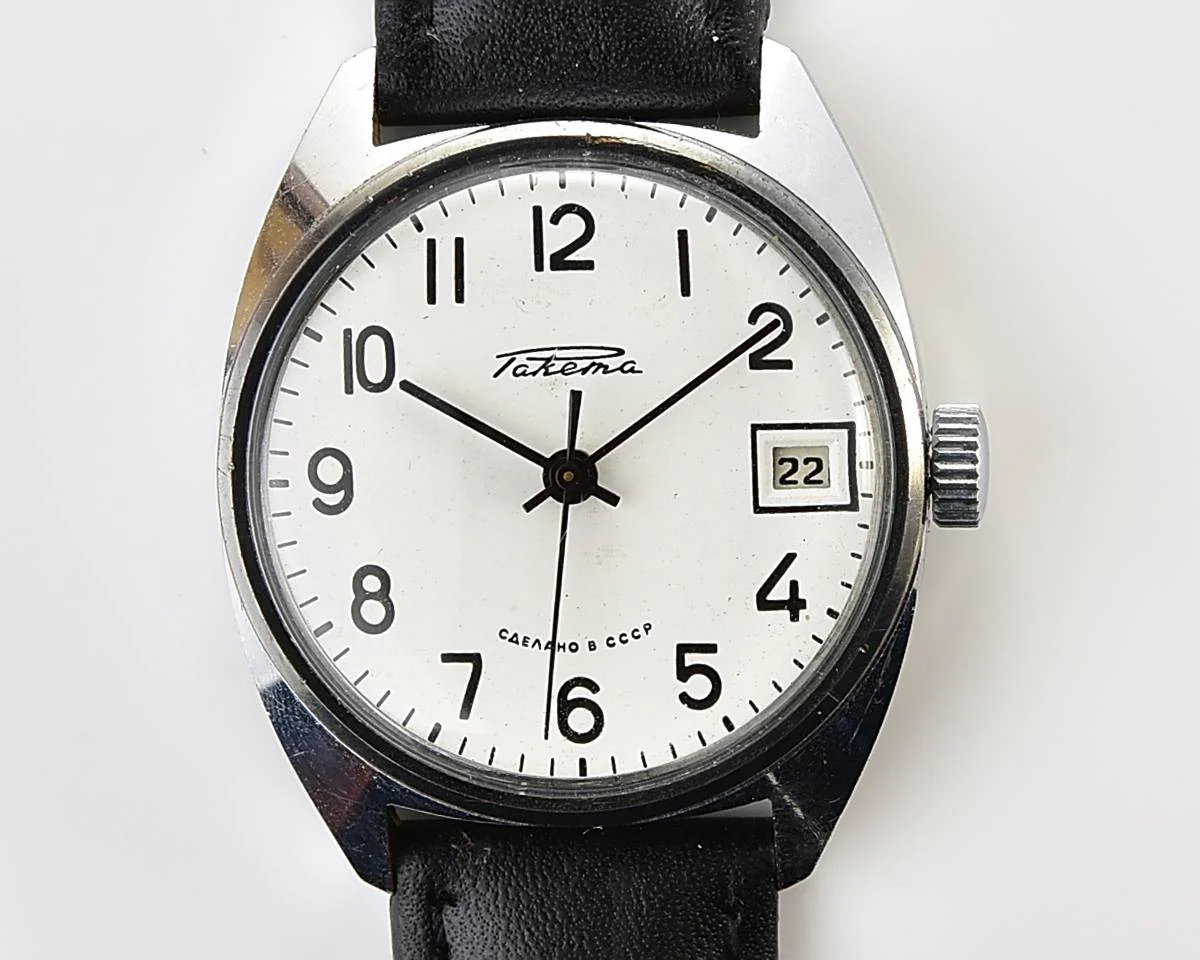 Soviet Raketa vintage mechanical watch
