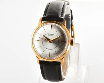 Excellent vintage gold-plated Raketa "Baltica" mechanical watch