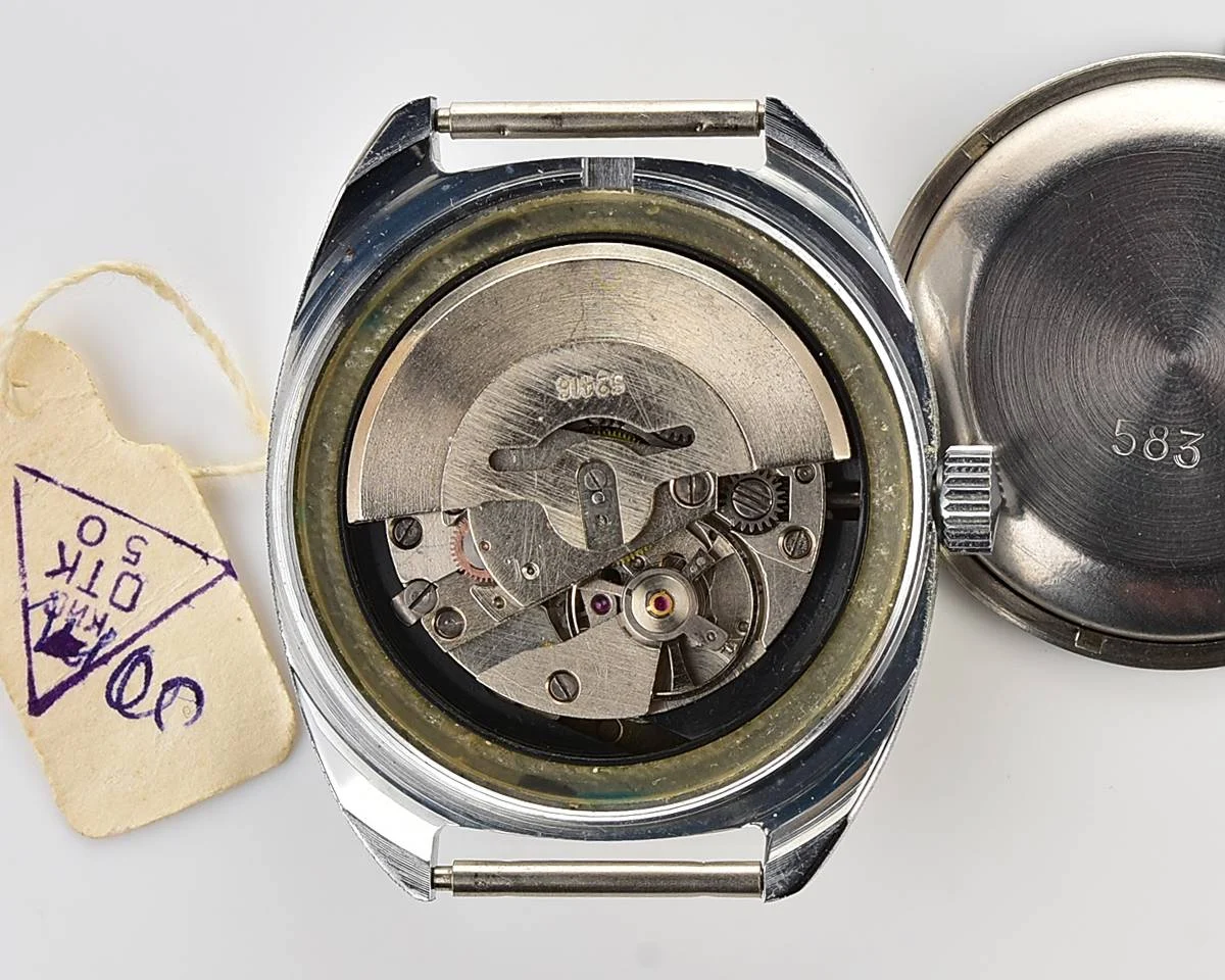 TIME CAPSULE: Slava Soviet vintage mechanical watch with automatic self-winding movement - New Old Stock (NOS)!