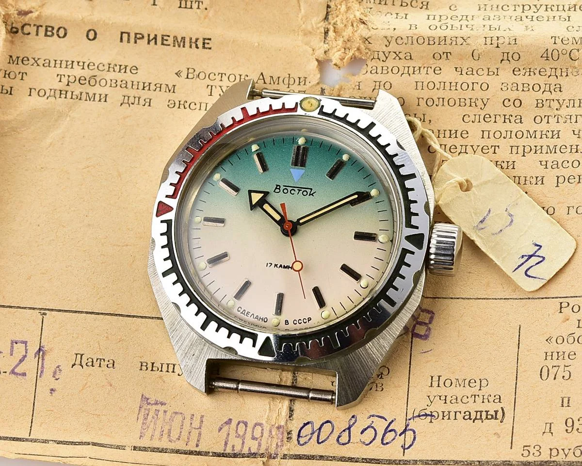 TIME CAPSULE: Mechanical watch Vostok Amphibia – New Old Stock (NOS)!