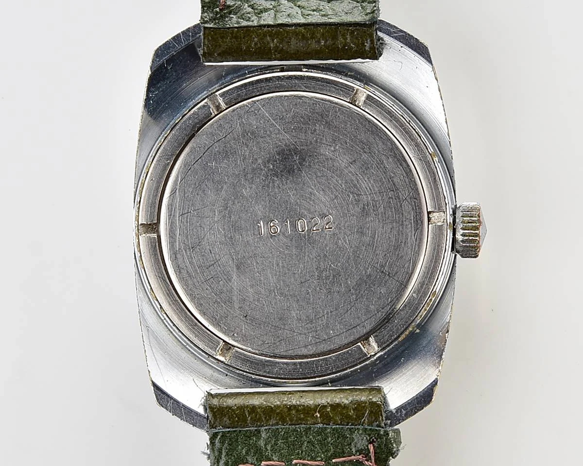 Export Wostok (Vostok) mechanical watch with beautiful textured teal dial