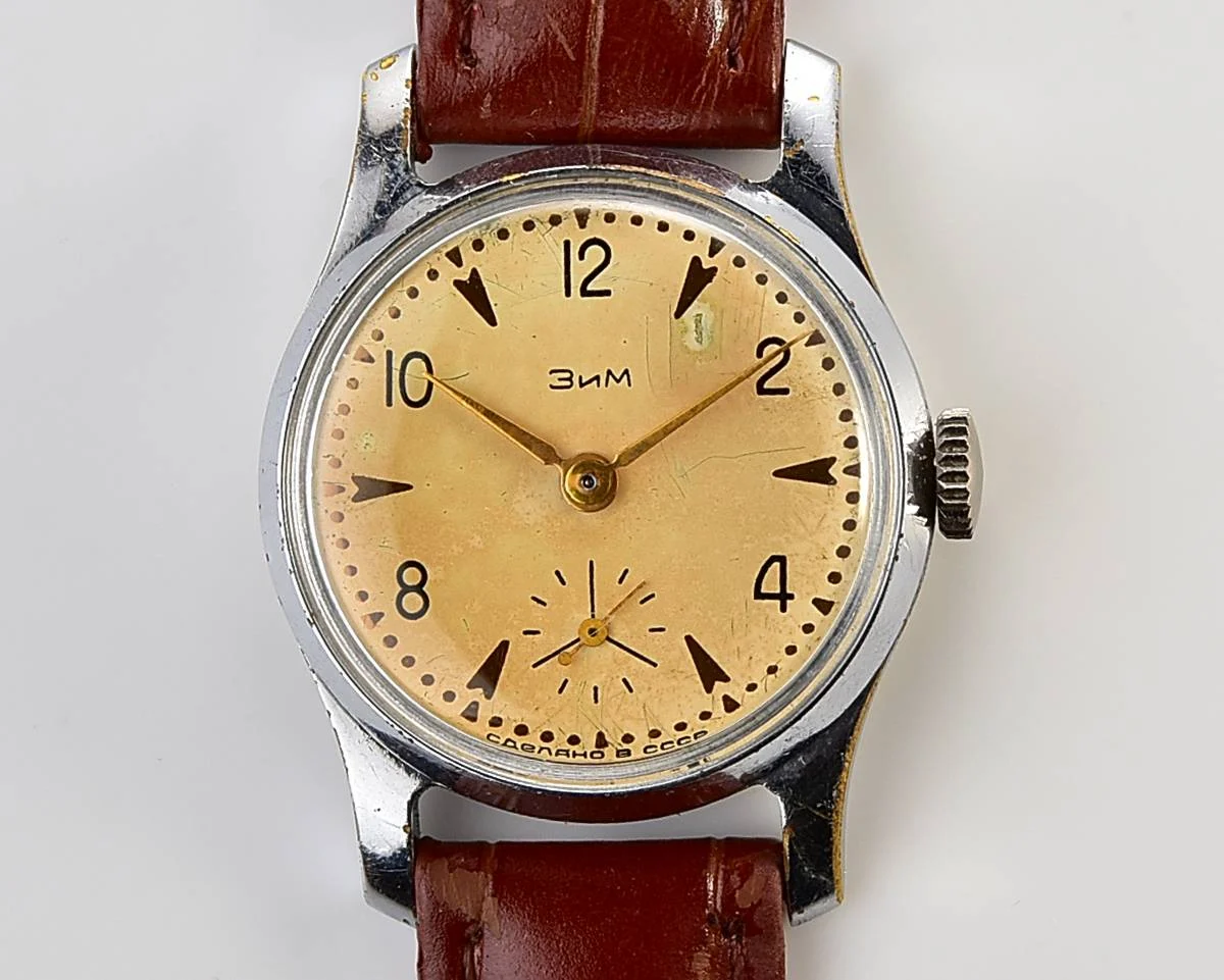 Vintage Soviet ZiM mechanical wristwatch