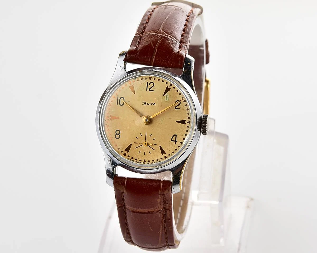 Vintage Soviet ZiM mechanical wristwatch