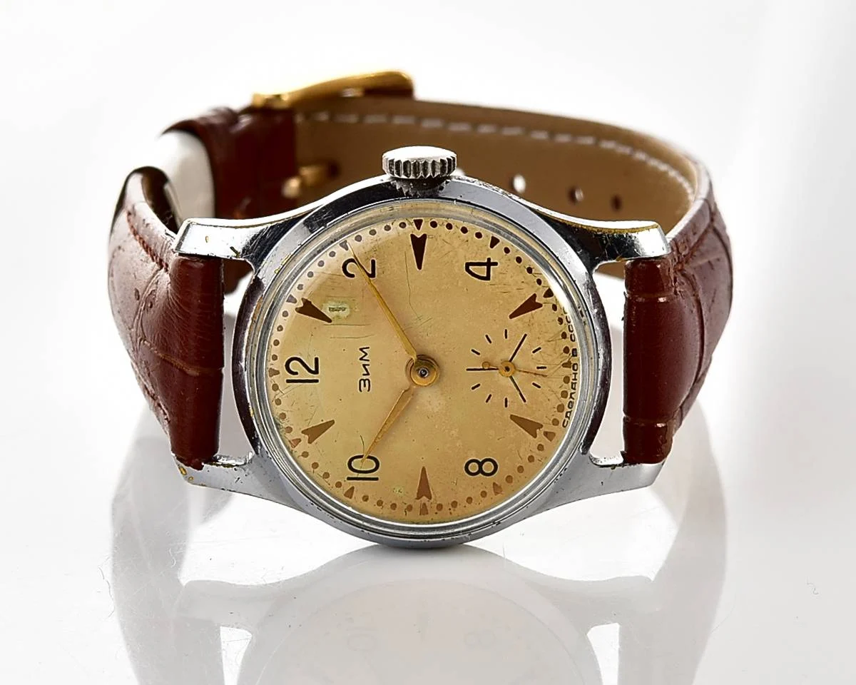 Vintage Soviet ZiM mechanical wristwatch