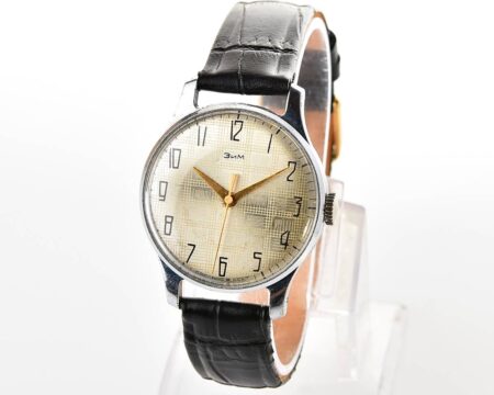 ZiM soviet mechanical watch with unusual dial