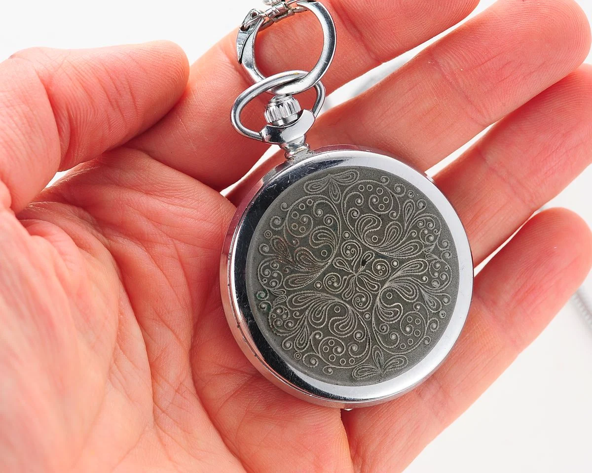 Soviet Molnija quartz pocket watch