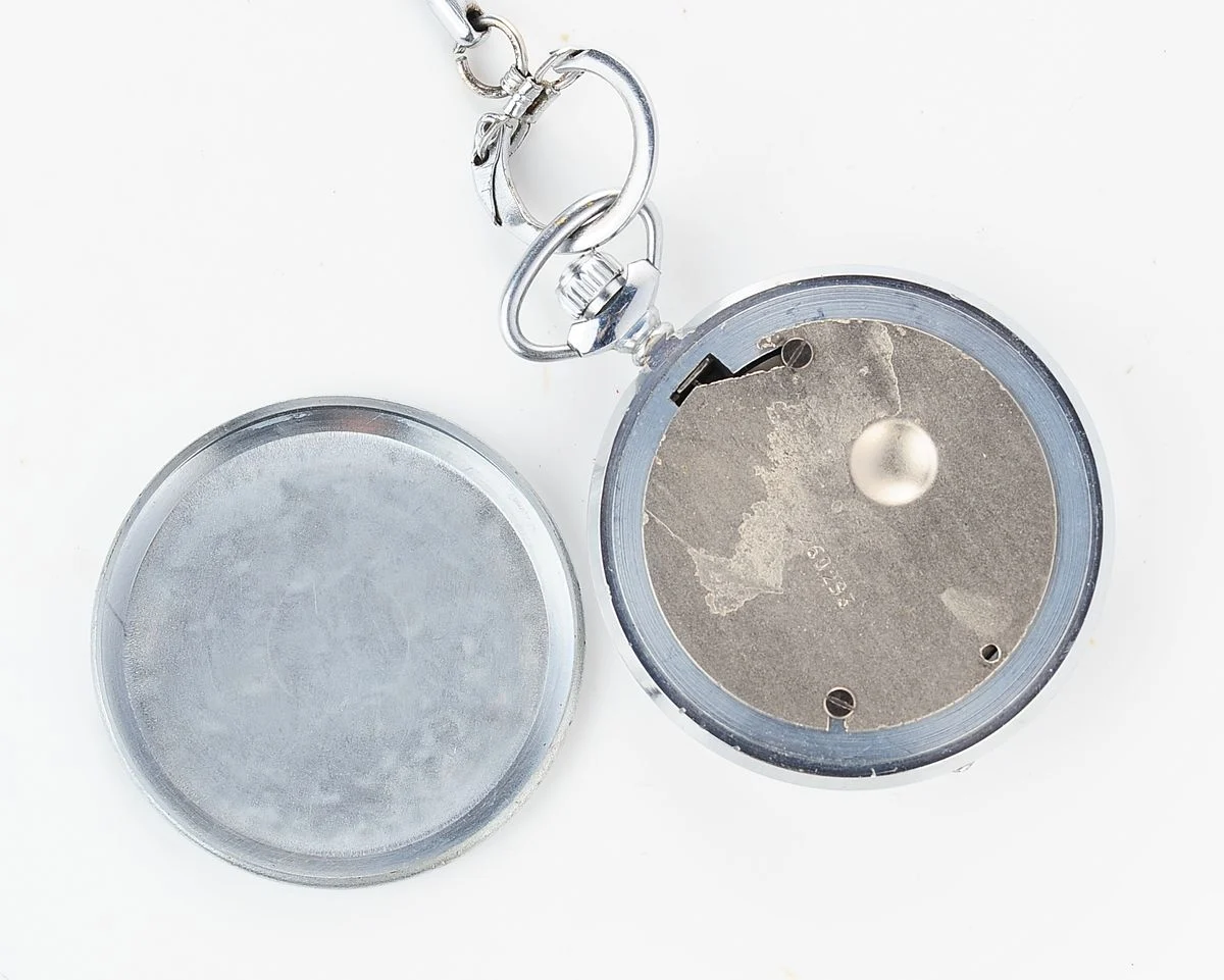 Soviet Molnija quartz pocket watch